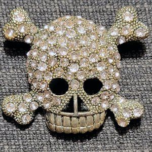 Skull Pin/Brooch Costume Jewlery